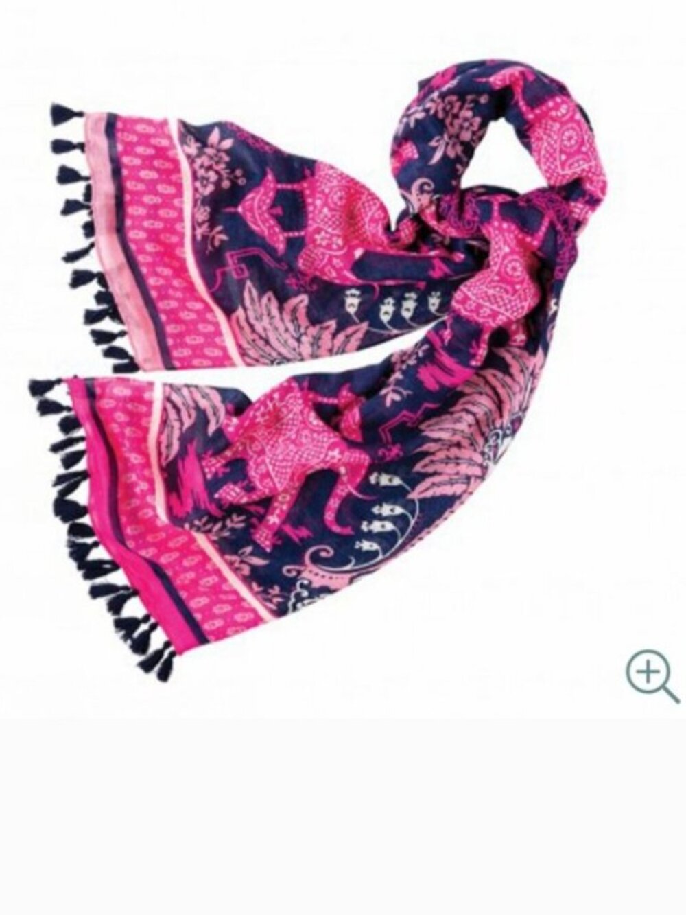 Spartina 449 Scarf Shawl Retreat Pink Elephant Blue